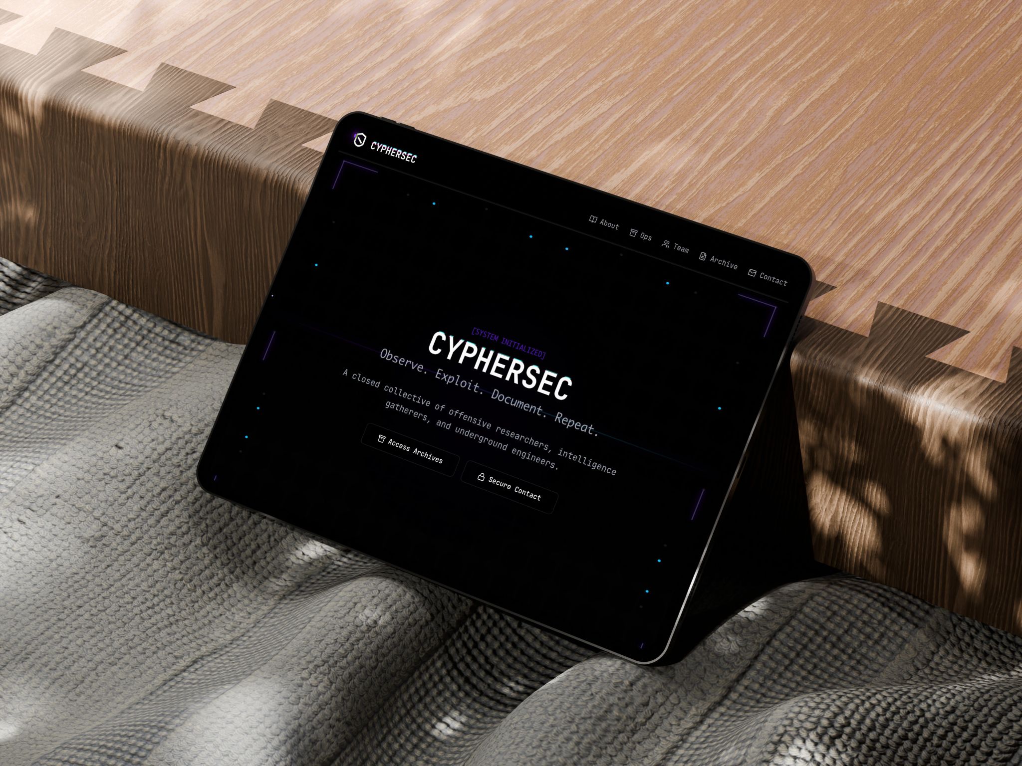 CypherSec Landing Page